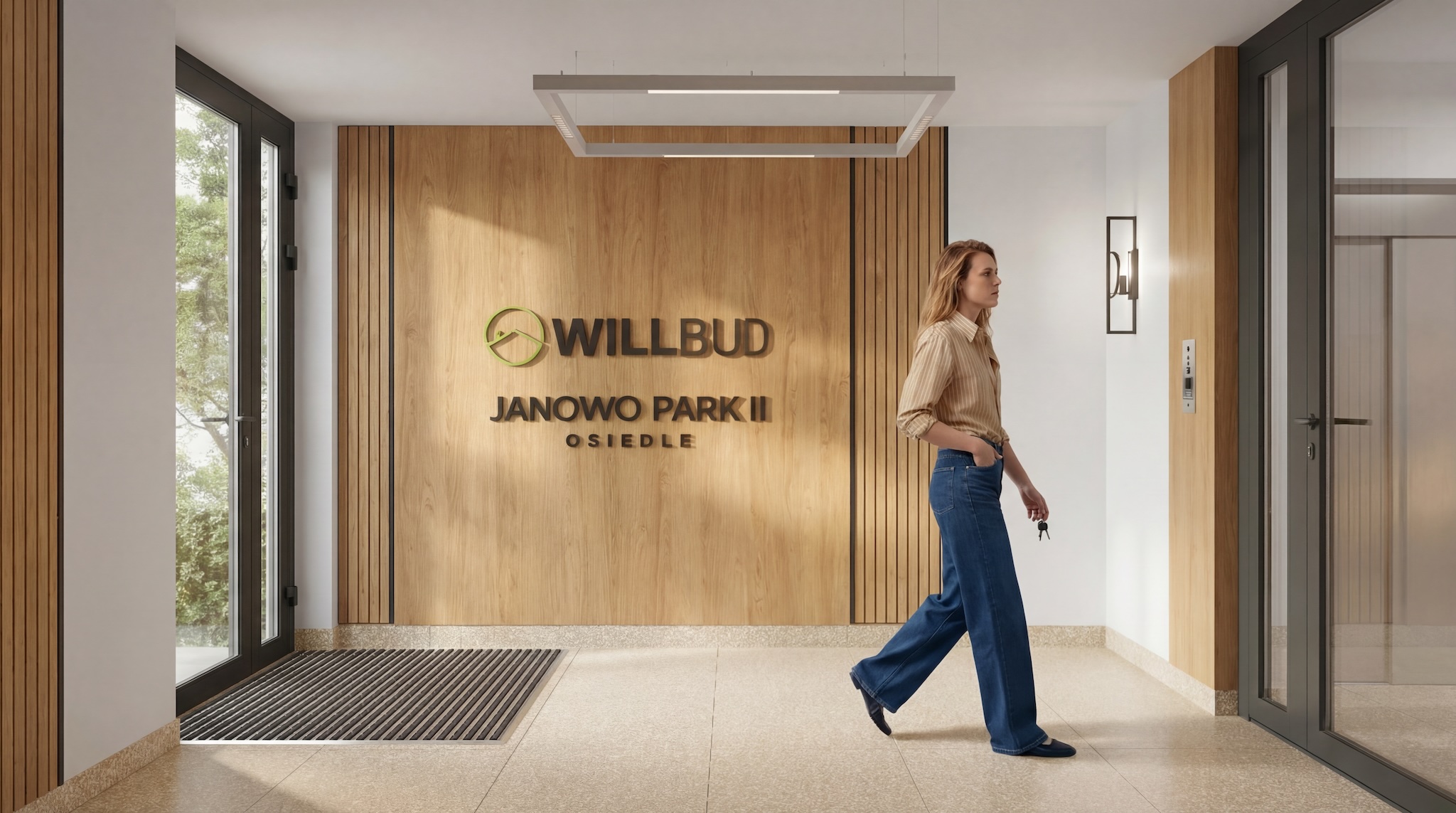 Przestronne strefy wejścia